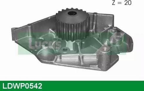 Lucas Engine Drive LDWP0542 - Wasserpumpe alexcarstop-ersatzteile.com