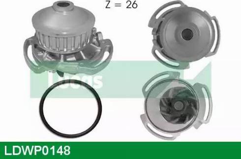 Lucas Engine Drive LDWP0148 - Wasserpumpe alexcarstop-ersatzteile.com