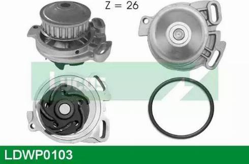 Lucas Engine Drive LDWP0103 - Wasserpumpe alexcarstop-ersatzteile.com