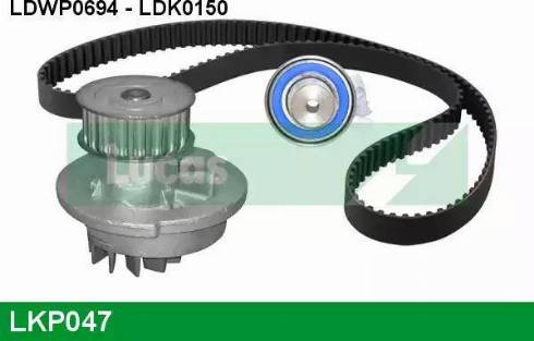 Lucas Engine Drive LKP047 - Wasserpumpe + Zahnriemensatz alexcarstop-ersatzteile.com