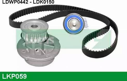 Lucas Engine Drive LKP059 - Wasserpumpe + Zahnriemensatz alexcarstop-ersatzteile.com