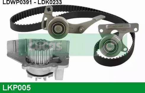 Lucas Engine Drive LKP005 - Wasserpumpe + Zahnriemensatz alexcarstop-ersatzteile.com