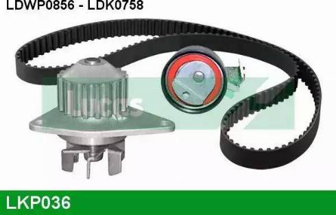 Lucas Engine Drive LKP036 - Wasserpumpe + Zahnriemensatz alexcarstop-ersatzteile.com