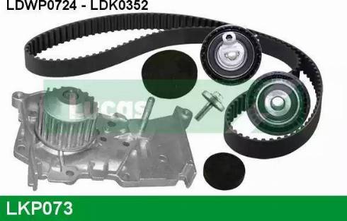 Lucas Engine Drive LKP073 - Wasserpumpe + Zahnriemensatz alexcarstop-ersatzteile.com