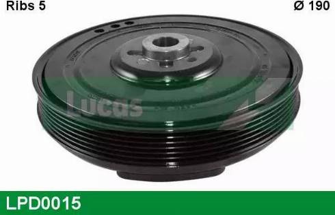 Lucas Engine Drive LPD0015 - Riemenscheibe, Kurbelwelle alexcarstop-ersatzteile.com