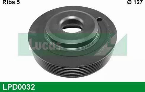 Lucas Engine Drive LPD0032 - Riemenscheibe, Kurbelwelle alexcarstop-ersatzteile.com