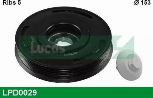 Lucas Engine Drive LPD0029 - Riemenscheibe, Kurbelwelle alexcarstop-ersatzteile.com