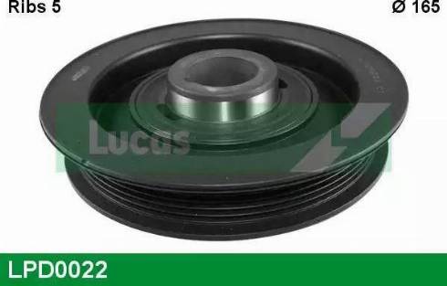 Lucas Engine Drive LPD0022 - Riemenscheibe, Kurbelwelle alexcarstop-ersatzteile.com