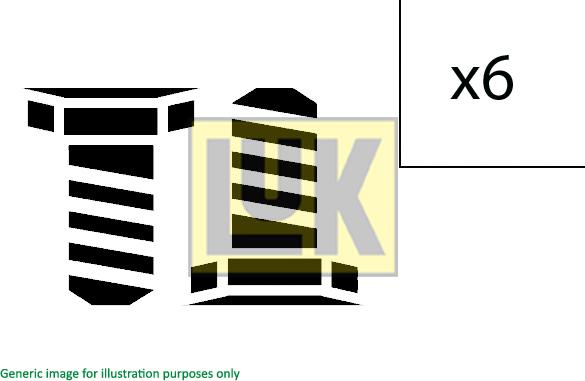 LUK 411 0133 10 - Schraubensatz, Schwungrad alexcarstop-ersatzteile.com