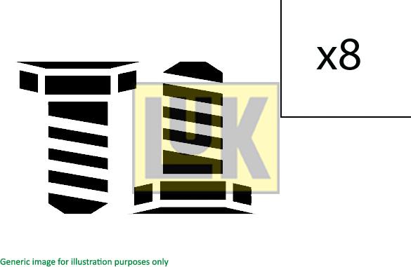 LUK 411 0007 11 - Schraubensatz, Schwungrad alexcarstop-ersatzteile.com