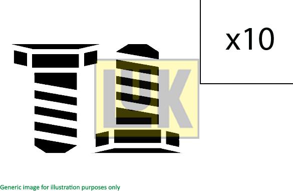 LUK 411 0133 12 - Schraubensatz, Schwungrad alexcarstop-ersatzteile.com