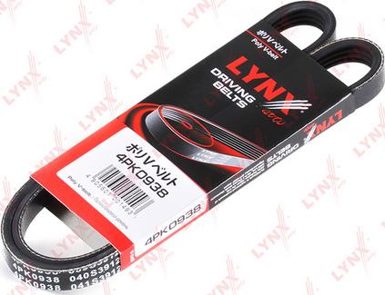 LYNXauto 4PK0938 - Keilrippenriemen alexcarstop-ersatzteile.com