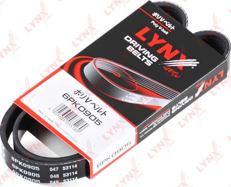 LYNXauto 6PK0905 - Keilrippenriemen alexcarstop-ersatzteile.com