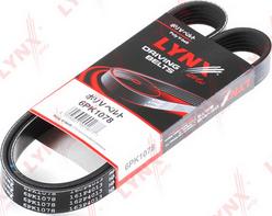 LYNXauto 6PK1078 - Keilrippenriemen alexcarstop-ersatzteile.com