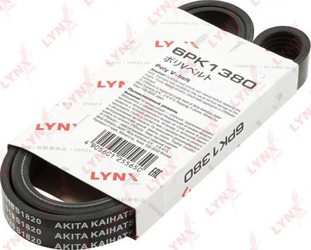 LYNXauto 6PK1380 - Keilrippenriemen alexcarstop-ersatzteile.com