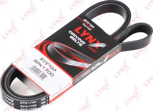 LYNXauto 6PK1700 - Keilrippenriemen alexcarstop-ersatzteile.com