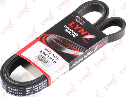 LYNXauto 6PK1718 - Keilrippenriemen alexcarstop-ersatzteile.com