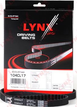 LYNXauto 104CL17 - Zahnriemen alexcarstop-ersatzteile.com