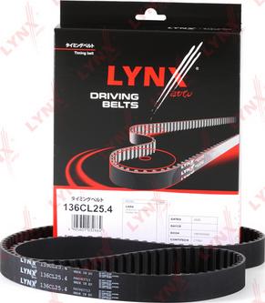 LYNXauto 136CL25.4 - Zahnriemen alexcarstop-ersatzteile.com