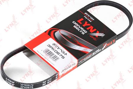 LYNXauto 3PK0675 - Keilrippenriemen alexcarstop-ersatzteile.com