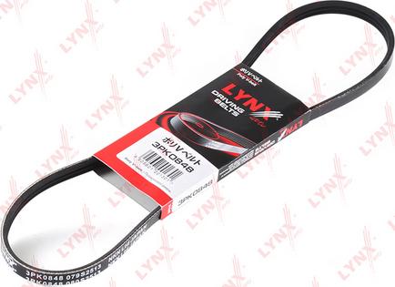 LYNXauto 3PK0848 - Keilrippenriemen alexcarstop-ersatzteile.com