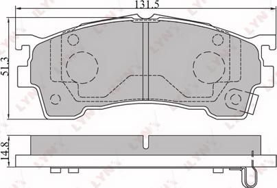 4U Autoparts 37597MZ - Bremsbelagsatz, Scheibenbremse alexcarstop-ersatzteile.com