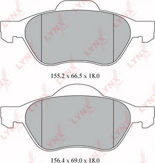 INTERBRAKE DP41714 - Bremsbelagsatz, Scheibenbremse alexcarstop-ersatzteile.com