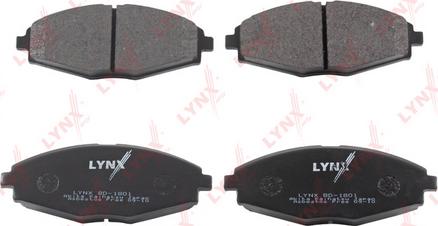 LYNXauto BD-1801 - Bremsbelagsatz, Scheibenbremse alexcarstop-ersatzteile.com