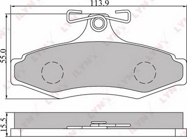 Lucas Electrical 6131721 - Bremsbelagsatz, Scheibenbremse alexcarstop-ersatzteile.com