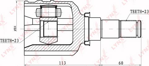 LYNXauto CI-7509 - Gelenksatz, Antriebswelle alexcarstop-ersatzteile.com