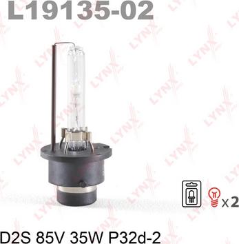 LYNXauto L19135-02 - Glühlampe, Fernscheinwerfer alexcarstop-ersatzteile.com