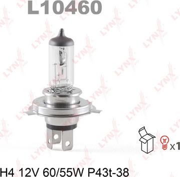 LYNXauto L10460 - Glühlampe, Fernscheinwerfer alexcarstop-ersatzteile.com