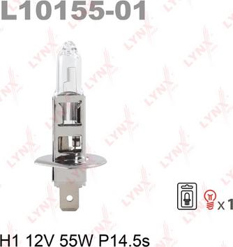 LYNXauto L10155-01 - Glühlampe, Fernscheinwerfer alexcarstop-ersatzteile.com