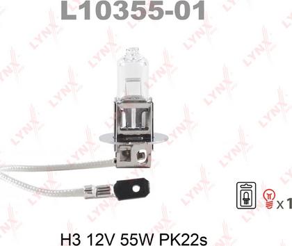 LYNXauto L10355-01 - Glühlampe, Fernscheinwerfer alexcarstop-ersatzteile.com