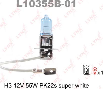 LYNXauto L10355B-01 - Glühlampe, Fernscheinwerfer alexcarstop-ersatzteile.com