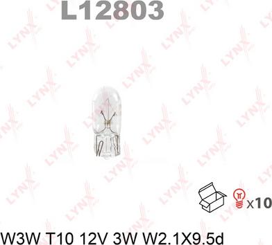 LYNXauto L12803 - Glühlampe alexcarstop-ersatzteile.com