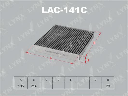 LYNXauto LAC-141C - Filter, Innenraumluft alexcarstop-ersatzteile.com