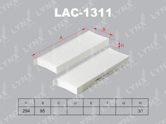 LYNXauto LAC-1311 - Filter, Innenraumluft alexcarstop-ersatzteile.com