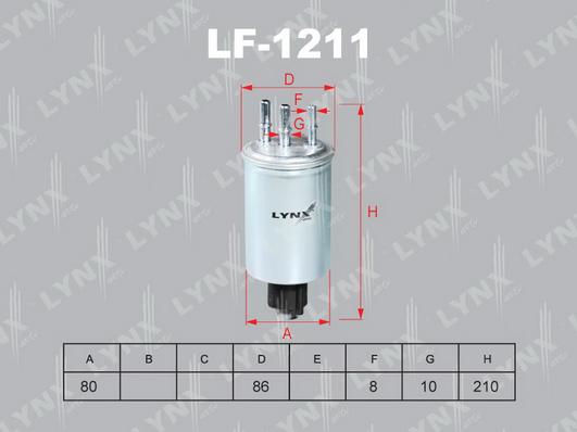 LYNXauto LF-1211 - Kraftstofffilter alexcarstop-ersatzteile.com