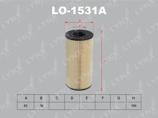 LYNXauto LO-1531A - Ölfilter alexcarstop-ersatzteile.com