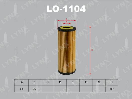 LYNXauto LO-1104 - Ölfilter alexcarstop-ersatzteile.com