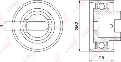 LYNXauto PB-1042 - Spannrolle, Zahnriemen alexcarstop-ersatzteile.com