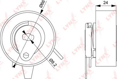 LYNXauto PB-1143 - Spannrolle, Zahnriemen alexcarstop-ersatzteile.com