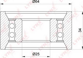 LYNXauto PB-1321 - Spannrolle, Zahnriemen alexcarstop-ersatzteile.com