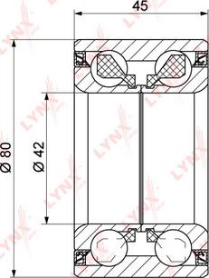 LYNXauto WB-1351 - Radlagersatz alexcarstop-ersatzteile.com