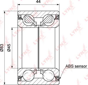 LYNXauto WB-1219 - Radlagersatz alexcarstop-ersatzteile.com