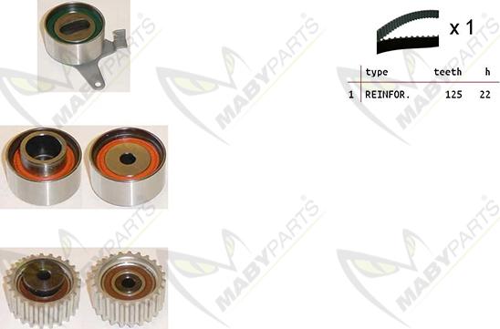 Mabyparts OBK010456 - Zahnriemensatz alexcarstop-ersatzteile.com