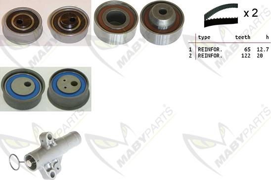 Mabyparts OBK010458 - Zahnriemensatz alexcarstop-ersatzteile.com