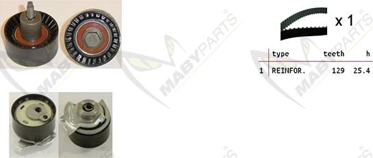 Mabyparts OBK010468 - Zahnriemensatz alexcarstop-ersatzteile.com