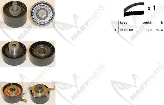 Mabyparts OBK010420 - Zahnriemensatz alexcarstop-ersatzteile.com